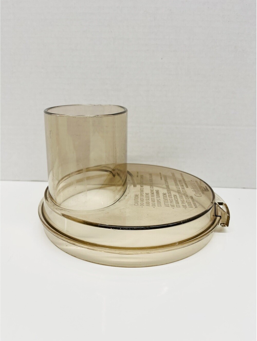 Cuisinart DLC-7 Pro Food Processor DLC-017 Lid ONLY Amber